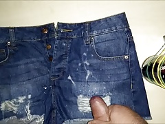 Cum on Cousin jeans shorts