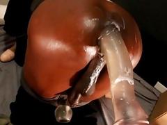 Black guy's channel is rammed by huge toy