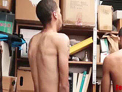 Threesome With faggot Cop- compelled poke