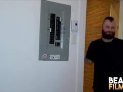 BEARFILMS Donathan Dramis Blows DC Montreal Jizz-Shotgun Before Intercourse