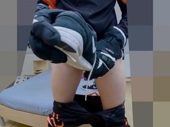 Gay cross, motocross, gay helmet cum
