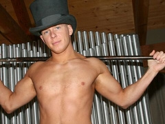 Tommy D and Pierce: mostly solo Christmas orgasms