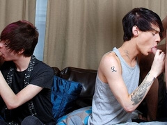 Real gay fuckery with Fraser Jacs, Jaye Elektra, Skye Romeo