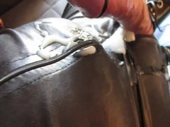 Electro Stimulation: Huge Hands-Free Cum Shot in Catsuit