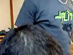 young queer has his feet and rigid dick sucked by two gays