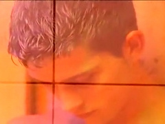 Horny twinks in sauna