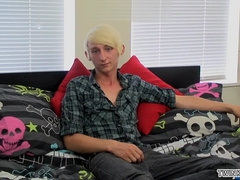 Hot young stud gives assjob and takes a hot load in his mouth