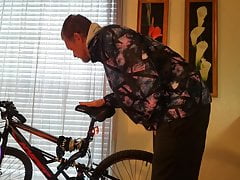 After Step Sis Cums Home From A Long Bike Ride
