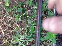 Catsuit Cum in Nature