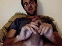 French Dude Shoots a Hefty Geyser - Amateur Cam Solo