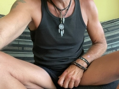 AMBISEXUAL Masturbating off her MAN ROD WITH FRIGS IN HER BOOTY