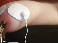 Eletric Torture lets shake my Boy Boobs