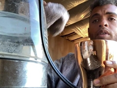 Rock Mercury In Public Nude Stretch And Bath With At Savage Ranch Caught By Air Balloons And Workers