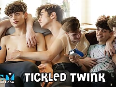 NastyTwinks - Tickled Twink - Zayne Bright Doesn't Want to Give Up Controller, Donavin and Jayden Tickle and Fuck to Make Him