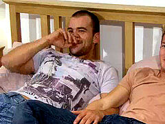 insatiable fags Darius Ferdynand and Matt Brookes anally humping