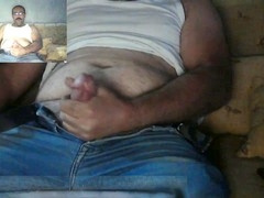 Heterosexual dad Cenkay releases his load on live TV