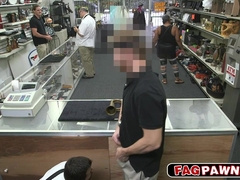 Behind The Counter Blow-Job And Douche Ass-Fuck Smash