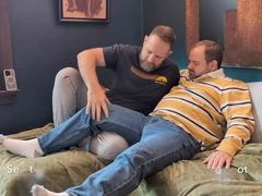 Stroke, hairy bear, dilf