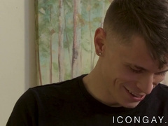 Jock Troy Accola stretched with interracial anal insertion