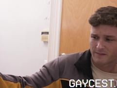 Gay family taboo Stepparent Reece Scott boners down youngster sonnie