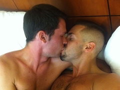 Passionate lovers combine ass rimming with heavy sex in soft homemade scenes