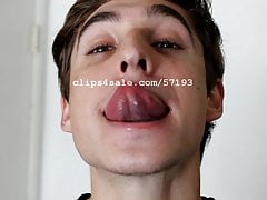 Tongue Fetish - Logan Tongue Video 1