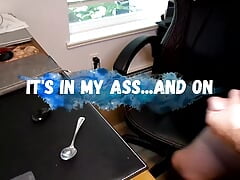 New Prostate Toy, masterbation, and cumshot