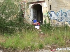 French Sports trainer romps Squad Player spear unprotected In Deserted Palace