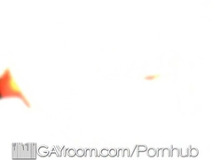 GayRoom - Joey Cooper Wakes up Bf Angel Rock for Molten Penetrate