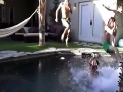 Bareback Twink Orgy With Gabe Isaac