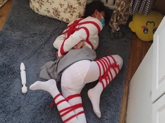 Chinese Bondage - Crossdresser Whipped Hard