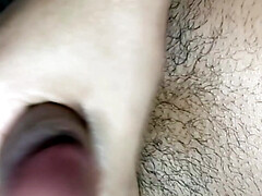 I start to play with my foreskin, I love my dick skin, look my cum explosion