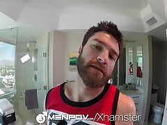 MenPOV Abel Masturbates At Home With Toy Play