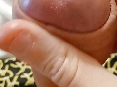 Masturbation of my beautiful and sweet cock - watching gives my stepsister a big thrill  #11