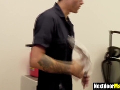 Gay Porn In Gay Customer Fucked By Hung Car Mechanic 7 Min