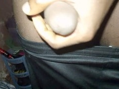 Handsome gay guy gets off solo with a big cock