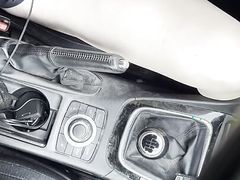 Boy without Jeans in a car in public