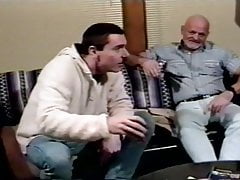 Two hot Grandpa and a Boy