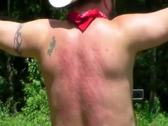 Whip Poker Hairy Bear Cowboys Whipping