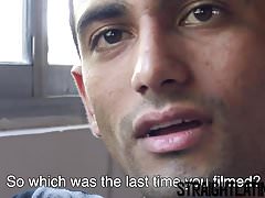 Straight Latino guy barebacked and facialized for money