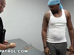 UNDERCOVER GAY COP - Black Thug Receives Cream Pie in Undercover Operation, Engages in Gay Intercourse for Liberation