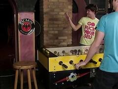 Gay teen fucks till his girl reveals it