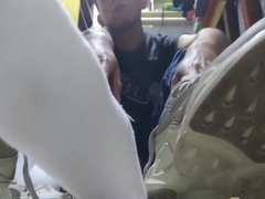 Relaxing My Tired Feet After A Busy Day