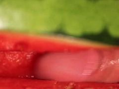 Muscular Stud Fucks and Cums on Watermelon