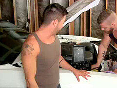 nasty bearded wolf screwing younger studs tight rosy pucker