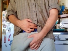 Caught masturbating around the mansion