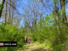 Bear Fellow Gang-fucked By Kinky Beefy Bummers