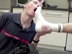 Beautiful Scally boy fucked by master in sneaker