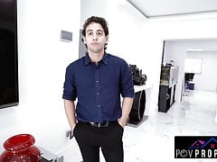 Agent Dylan Drive cums after selling house with anal price