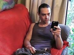 Hottest jock Zack Randall cums after wanking his big cock